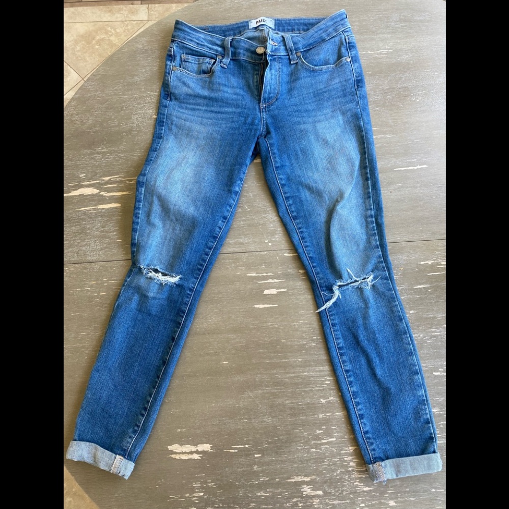 Vintage Paige Denim With Distressed Look 🌸excellent condition🌸